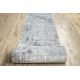 Chodnik Strukturalny MEFE 8722 dwa poziomy runa szary / biały 150 cm