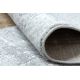 Runner Structural MEFE 8722 two levels of fleece grey / white 150 cm