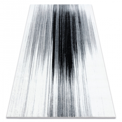 Tapis ARGENT - W9571 Abstraction blanc / gris