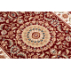 Teppich Wolle NAIN Rosette, Rahmen 7176/51066 rotwein