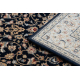 Carpet Wool NAIN Rosette, frame 7177/51011 beige / black