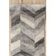 Runner FEEL 5673/16811 HERRINGBONE grey / anthracite / cream 120 cm