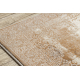 Teppe Ull NAIN Ornament, ramme, årgang 7699/51955 beige