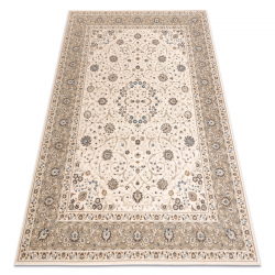 Covor modern de spălat TEDDY NEW sand 52 cerc shaggy bej, foarte gros