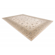 Сучасний килим TEDDY NEW sand 52 коло shaggy, плюшевий, дуже густий бежевий