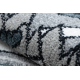 Pouffe SQUARE 50 x 50 x 50 cm Boho, zigzag, lines 22329 footrest, for sitting beige / cream