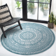 Carpet FUN Napkin circle - blue