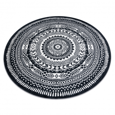 Carpet FUN Napkin circle - black