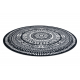 Килим FUN Napkin салфетка кръг - черен