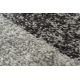 Běhoun FEEL 5672/16811 TROJÚHELNÍKY šedá / antracitová / krémovýová 70 cm
