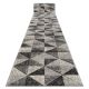 Läufer FEEL 5672/16811 DREIECKE grau / anthrazit / creme 80 cm