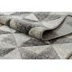 Läufer FEEL 5672/16811 DREIECKE grau / anthrazit / creme 80 cm
