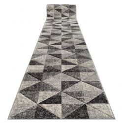 Tappeto ECO SIZAL MOROC 22321 Triangoli, zigzag boho franges - strutturale beige / crema