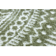 Kulatý koberec FUN Napkin ubrousek - zelená