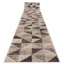 Alfombra de lana VILLA 7636/68200 Zigzag SIZAL, tejido plano beige