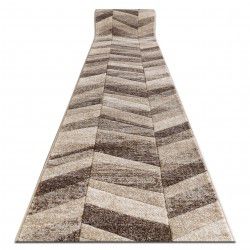 Alfombra de lana VILLA 8986/69500 llanura SIZAL, tejido plano beige obscuro