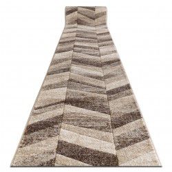 Vlněný koberec VILLA 8986/69500 Jednobarevný SIZAL, plošně tkaný tmavě béžová