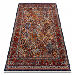Koberec Wool KESHAN Ornament, rám oriental 7576/53511 terakota
