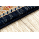 Kilimas KESHAN kutai, rytietiškas klasikinis 7680/53511 smėlio spalvos / tamsiai mėlyna