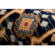 Kilimas KESHAN kutai, rytietiškas klasikinis 7680/53511 smėlio spalvos / tamsiai mėlyna