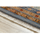 Carpet Wool KESHAN fringe, Frame oriental 7683/53544 beige / blue