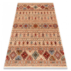 Carpet Wool KESHAN fringe, oriental 7684/53555 beige / terracotta