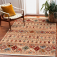 Carpet Wool KESHAN fringe, oriental 7684/53555 beige / terracotta