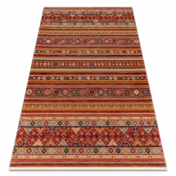 Vilnonis kilimas KESHAN kutai, rytietiškas 7685/53578 oranžinė