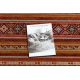 Teppich Wolle KESHAN Franse, orientalisch 7685/53578 terrakotta