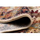 Carpet Wool KESHAN fringe, Ornament oriental 2886/53555 beige / claret 