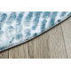 Modern MEFE szőnyeg Kör 8725 Körök ujjlenyomat - Structural két szintű gyapjú krém / kék