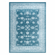 Modern MEFE carpet 2312 Ornament - structural two levels of fleece cream / blue