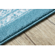 Tapete MEFE moderno 2312 Ornamento - Structural dois níveis de lã cinza creme / azul