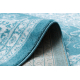 сучасний MEFE килим 2312 Орнамент - Structural два рівні флісу крем / синій