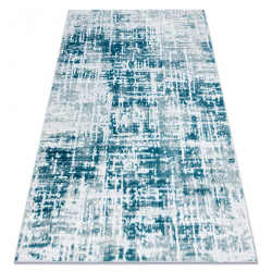 Modern MEFE szőnyeg 8722 Vonalak vintage - Structural két szintű gyapjú krém / kék