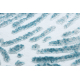 Kilimas MEFE Šiuolaikinis 8725 Ratai - Struktūrinis, dviejų sluoksnių vilna kremastaas / mėlyna