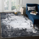 Moderní koberec DE LUXE 2078 ornament vintage - Strukturální šedá