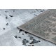 Tappeto DE LUXE moderno 2078 Ornamento vintage - Structural grigio