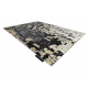 Moderní koberec DE LUXE 2079 Dlažba cihlový - Strukturální zlato / šedá