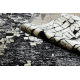 Tapete DE LUXE moderno 2079 Pavimentação tijolo - Structural ouro / cinzento