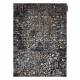 Moderní koberec DE LUXE 2080 ornament vintage - Strukturální šedá