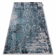модерен DE LUXE килим 2081 украшение vintage - structural син / сив