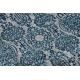 Modern DE LUXE carpet 2081 ornament vintage - structural blue / grey