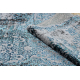 Tepih DE LUXE moderna 2081 Ornament berba gumiran - Strukturne plava / Siva
