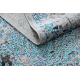 Modern DE LUXE carpet 2081 ornament vintage - structural blue / grey