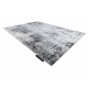 Tæppe DE LUXE moderne 2081 Pynt vintage vasket - Strukturelle fløde / grå