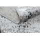 Moderný koberec DE LUXE 2081 ornament vintage - Štrukturálny krém / sivá