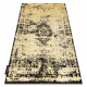 Modern DE LUXE carpet 2083 ornament vintage - structural gold / grey