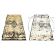 Tappeto DE LUXE moderno 2083 Ornamento vintage - Structural oro / grigio