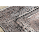 модерен DE LUXE килим 634 кадър vintage - structural сив / розов